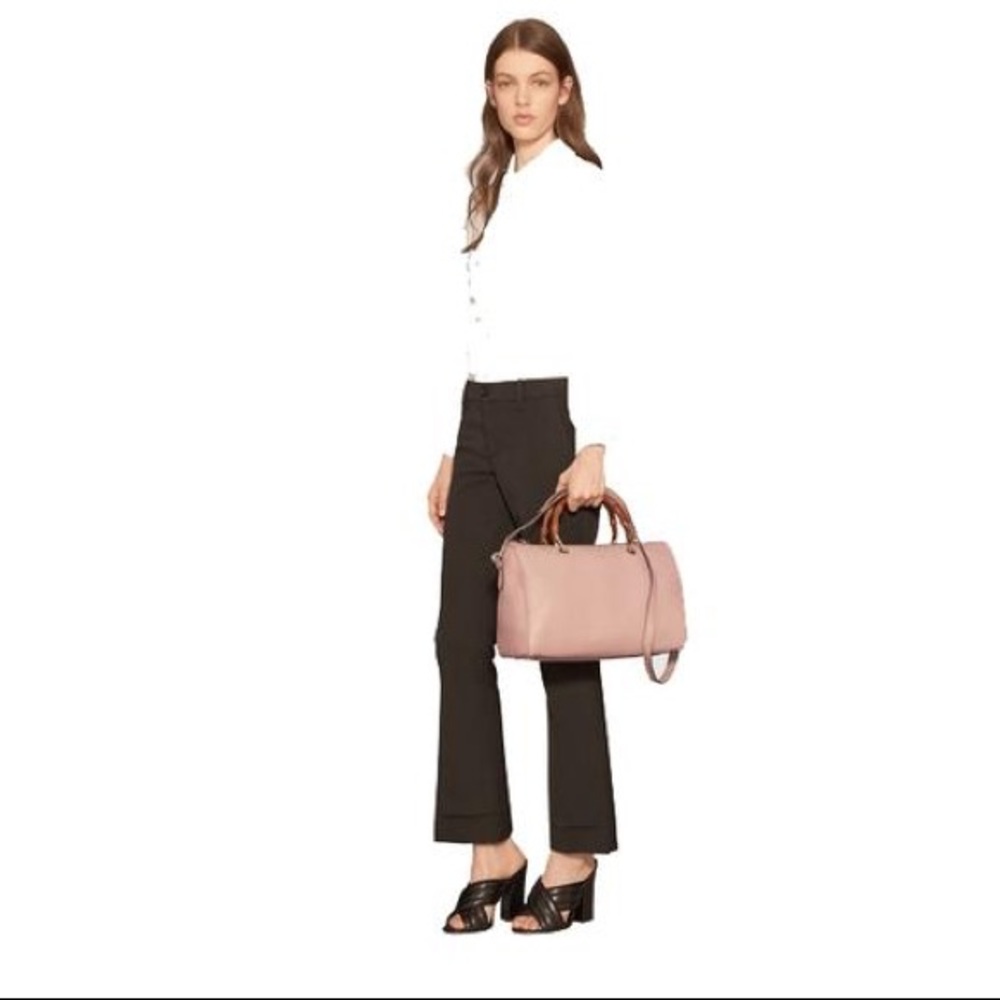 Gucci bamboo top handle Boston Satchel mauve - Picture 3 of 8